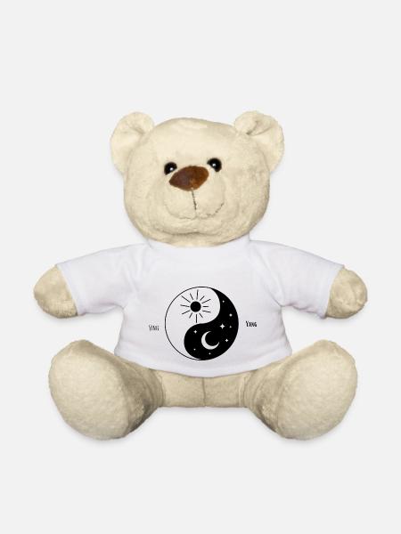 Ying Yang - Teddy Bear - white