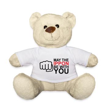 Que l’Ippon soit avec vous 2 - Nounours - blanc - Devant