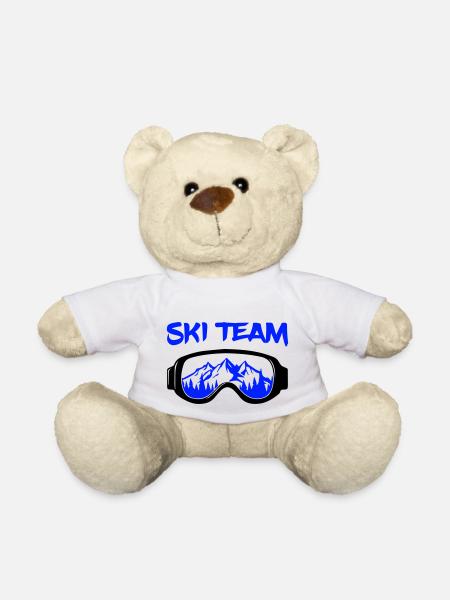 Équipe de ski - Nounours - blanc