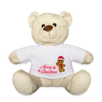Bonhomme en pain d’épices - Nounours - blanc - Devant