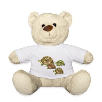 Turtles - Teddy Bear - white - Front