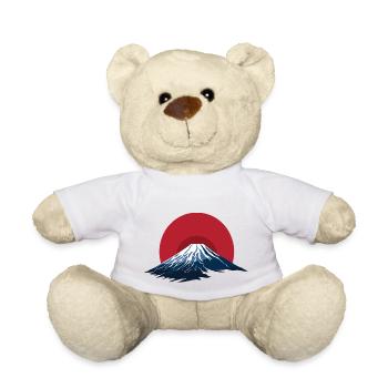 Mont Fuji - Japon - Nounours - blanc - Devant