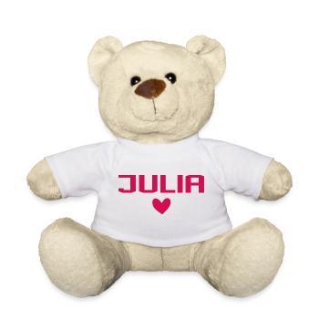 Julia Cœur - Nounours - blanc - Devant