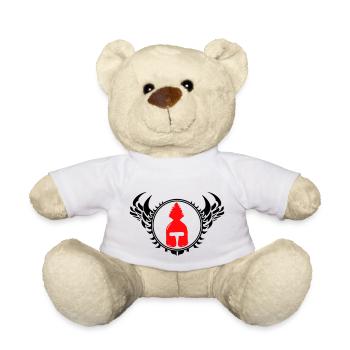 Casque Sparta - Nounours - blanc - Devant