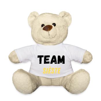 team sieste - Nounours - blanc - Devant