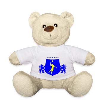 Handball crest - Teddy Bear - white - Front