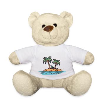 Palm Island - Teddy Bear - white - Front