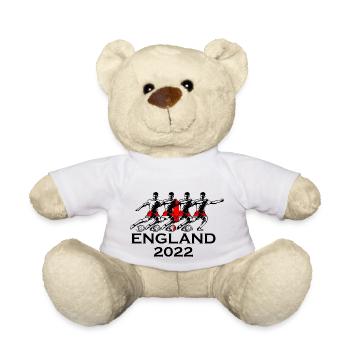 Fußball Soccer - Teddy Bear - white - Front
