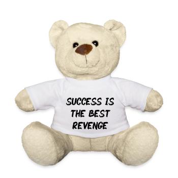 Success is the best revenge - BLK - Teddy Bear - white - Front