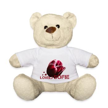 Sofie - Teddy Bear - white - Front