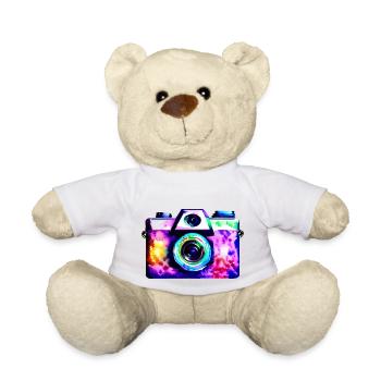 Photographing Photographer Camera Photographer Funny - Teddy Bear - white - Front