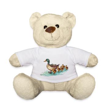 Entenfamilie - Teddy - Weiß - Vorne