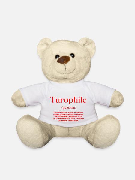 Turophile Definition Käse Liebhaber - Teddy - Weiß