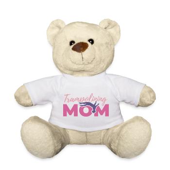 Trampoline jumper mother - Teddy Bear - white - Front