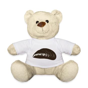 moule mussel - Teddy Bear - white - Front