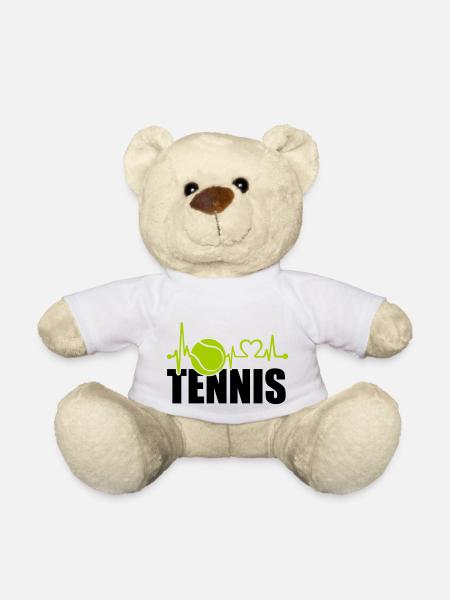 tennis love - Teddy - Weiß