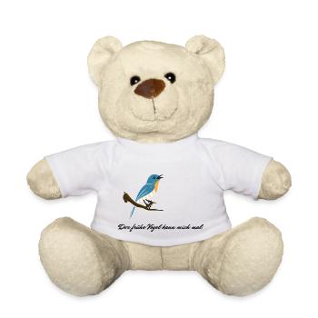Der frühe Vogel kann mich mal - Teddy - Weiß - Vorne