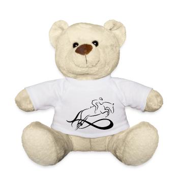 unendlich liebe Pferd Springreiten - Teddy - Weiß - Vorne