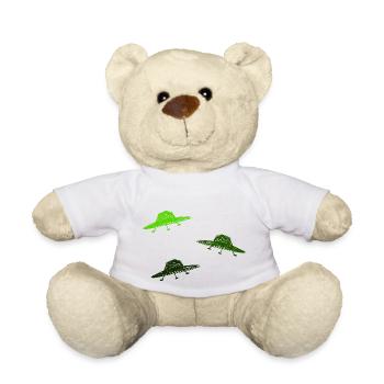Vaisseau spatial OVNI - Nounours - blanc - Devant
