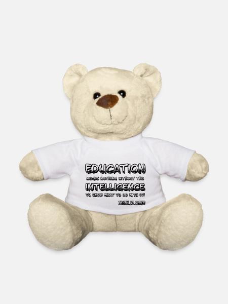 Education Level - Teddy Bear - white