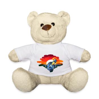 Schuhschnabel Vogel Ornithologe Wald I Geschenk - Teddy - Weiß - Vorne