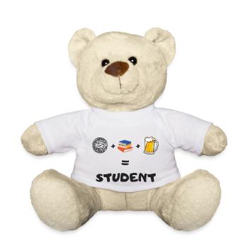 Studentenleben: Bier, Feiern, Bücher - Teddy - Weiß - Vorne