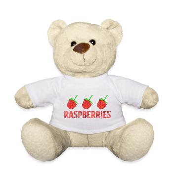 FRAMBOISES - Nounours - blanc - Devant