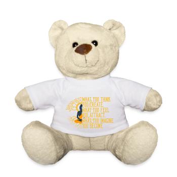 Buddha Monk Namaste Buddhism I Gift - Teddy Bear - white - Front