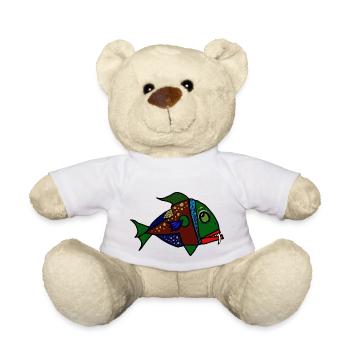 fisch anglerfisch - Teddy - Weiß - Vorne