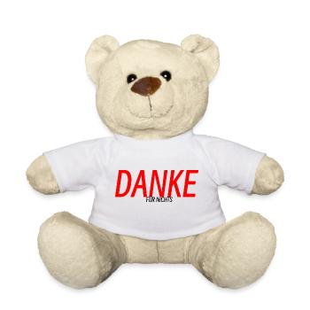 Thank you... for nothing! - Teddy Bear - white - Front
