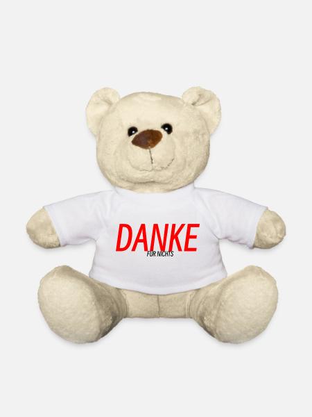 Danke… für nichts! - Teddy - Weiß