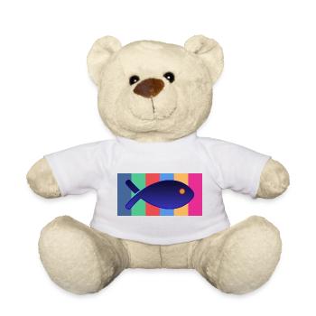 Fisch - Teddy - Weiß - Vorne