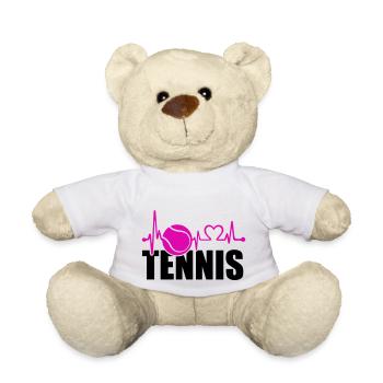 tennis love - Teddy - Weiß - Vorne