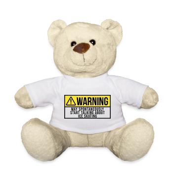 Schlittschuhlaufen Schlittschuhlaufen - Teddy - Weiß - Vorne