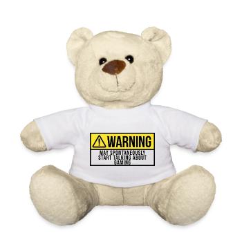 Gaming - Teddy Bear - white - Front