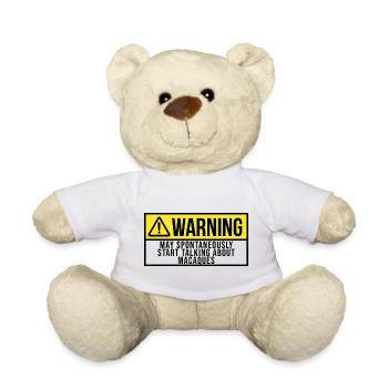 Macaque - Teddy Bear - white - Front