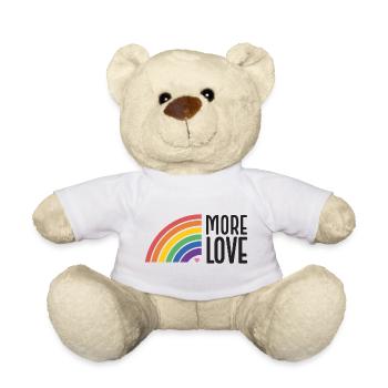 LGBT Pride Month - More Love - Teddy Bear - white - Front