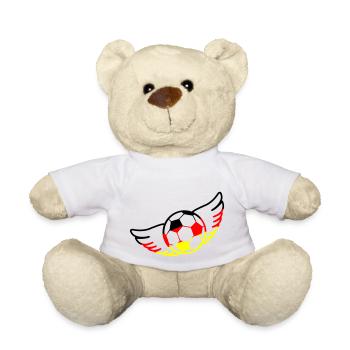 fußball deutschland - Teddy - Weiß - Vorne