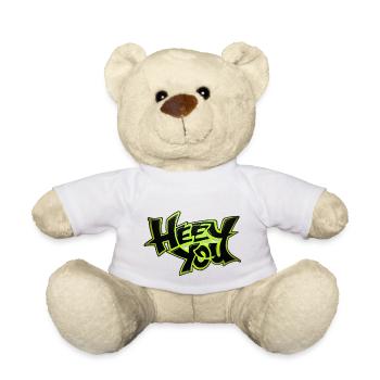 heey du - Begrüsung - Teddy - Weiß - Vorne