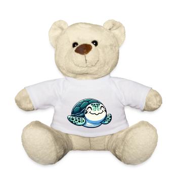 Charmante tortue de mer - Nounours - blanc - Devant