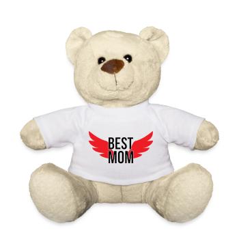 Best Mom - Mother's Day - Teddy Bear - white - Front