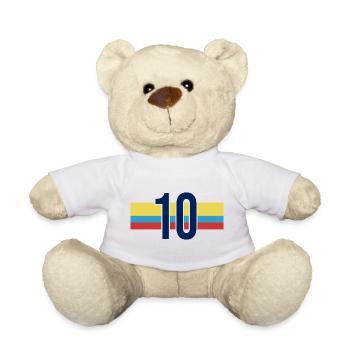 Sportive numéro 10 - Nounours - blanc - Devant
