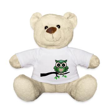 hibou hibou hibou hibou hibou de nuit - Nounours - blanc - Devant