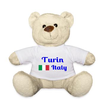 Turin, Italie - Imprimés élégants - Nounours - blanc - Devant