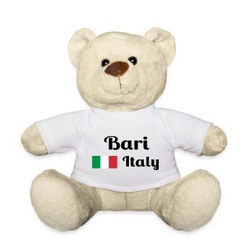 Bari Italia - Stilvolle Drucke - Teddy - Weiß - Vorne