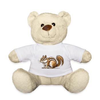 Streifenhörnchen - Teddy - Weiß - Vorne