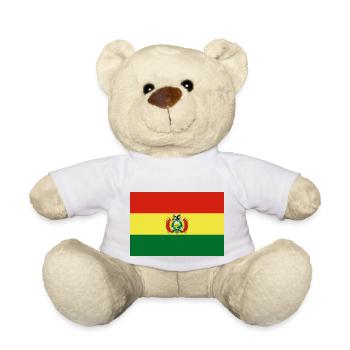 Bolivia - Teddy Bear - white - Front