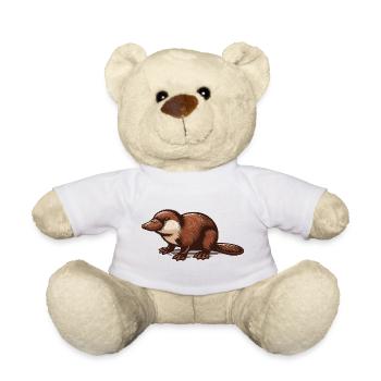 Schnabeltier - Teddy - Weiß - Vorne