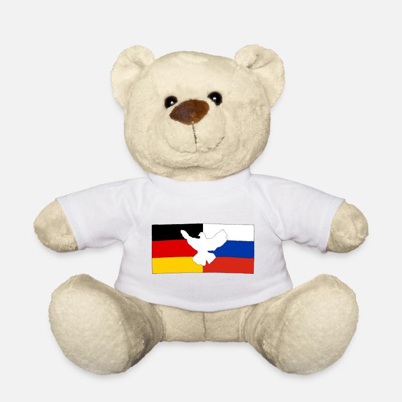 Deutsch-Russische Freundschaft - Teddy - Weiß