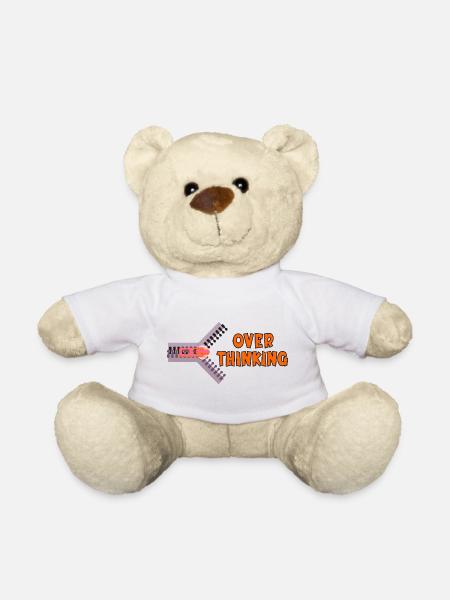 OVERTHINKING LIFE WISDOM - Teddy Bear - white